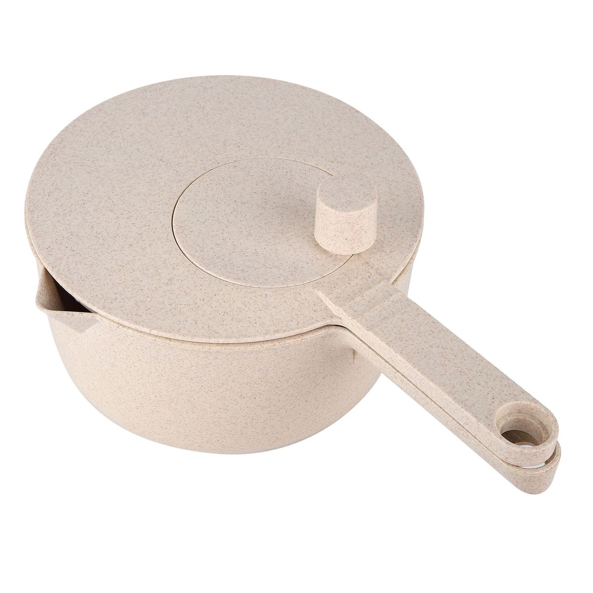 Salad Spinner Fruit Vegetable Dryer Strainer Sifter Manual Vegetables Rice Washing Tool for Kitchen SuppliesBeige