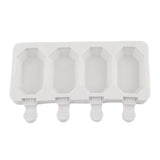 Multi Grid Silicone Ice Bar Mold Heat Resistant Ice Cream Making Mold Kitchen DIY Tool(4Grid Octagonal )