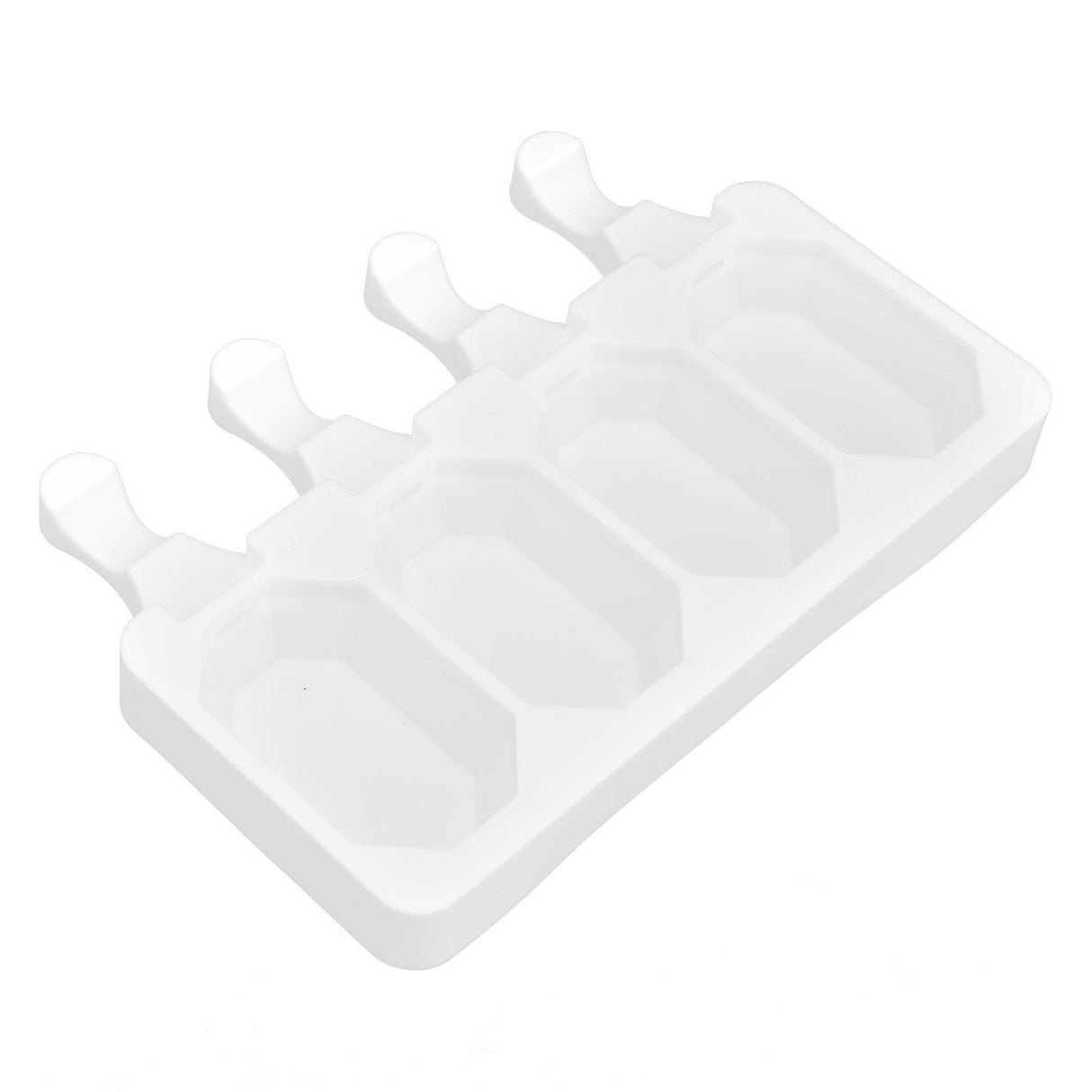 Multi Grid Silicone Ice Bar Mold Heat Resistant Ice Cream Making Mold Kitchen DIY Tool(4Grid Octagonal )