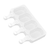 Multi Grid Silicone Ice Bar Mold Heat Resistant Ice Cream Making Mold Kitchen DIY Tool(4Grid Octagonal ) - Extra Image