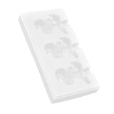 Multi Grid Silicone Ice Bar Mold Heat Resistant Ice Cream Making Mold Kitchen DIY Tool(3Grid Dinosaur Shape )