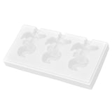 Multi Grid Silicone Ice Bar Mold Heat Resistant Ice Cream Making Mold Kitchen DIY Tool(3Grid Dinosaur Shape )