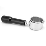 Coffee Bottomless Portafilter Stainless Steel Filter Holder Basket Replacement Tool Coffee Machine Accessory54mm Black - Side View