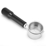 Coffee Bottomless Portafilter Stainless Steel Filter Holder Basket Replacement Tool Coffee Machine Accessory54mm Black