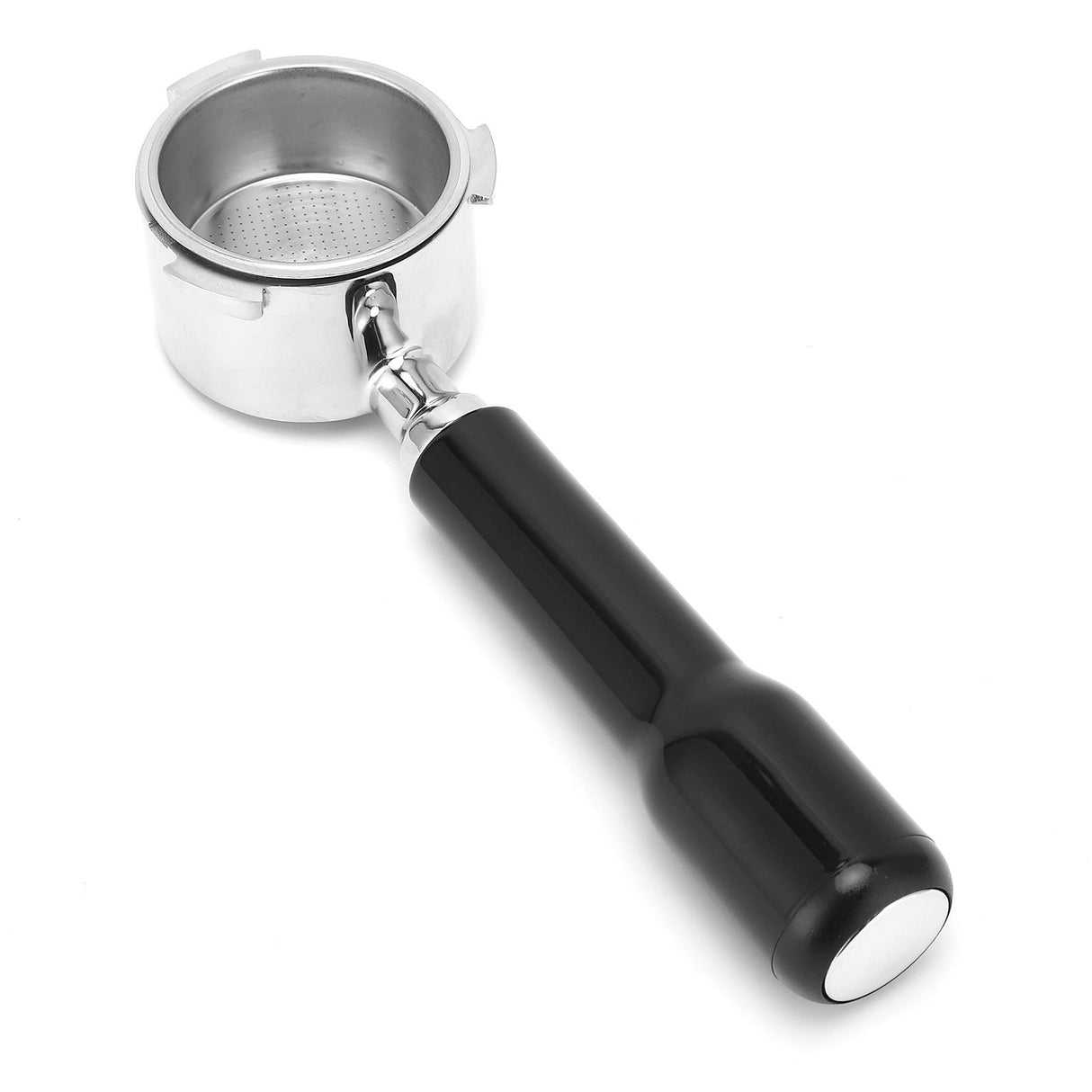 Coffee Bottomless Portafilter Stainless Steel Filter Holder Basket Replacement Tool Coffee Machine Accessory54mm Black
