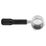 Coffee Bottomless Portafilter Stainless Steel Filter Holder Basket Replacement Tool Coffee Machine Accessory54mm Black