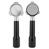 Coffee Bottomless Portafilter Stainless Steel Filter Holder Basket Replacement Tool Coffee Machine Accessory54mm Black