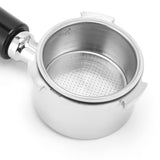 Coffee Bottomless Portafilter Stainless Steel Filter Holder Basket Replacement Tool Coffee Machine Accessory54mm Black
