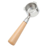 3 Ear Coffee Bottomless Portafilter Coffee Machine Handle Filter Holder for Delonghi Machine CoffeewareBeech Handle 54mm
