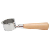 3 Ear Coffee Bottomless Portafilter Coffee Machine Handle Filter Holder for Delonghi Machine CoffeewareBeech Handle 54mm