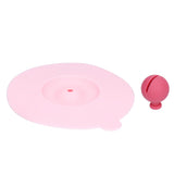 Dustproof Mug Covers Cartoon Silicone Cup Lid for Beverage Cup Sealing AccessoriesPink - Extra Image
