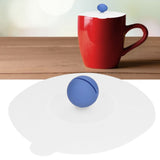 Dustproof Mug Covers Cartoon Silicone Cup Lid for Beverage Cup Sealing AccessoriesTransparent