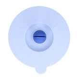 Dustproof Mug Covers Cartoon Silicone Cup Lid for Beverage Cup Sealing AccessoriesLight Blue - Front View