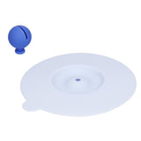 Dustproof Mug Covers Cartoon Silicone Cup Lid for Beverage Cup Sealing AccessoriesLight Blue