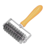 Dough Lattice Roller Stainless Steel Baking Cookies Pie Pizza Roller Cutter with Plastic HandleLattice Roller