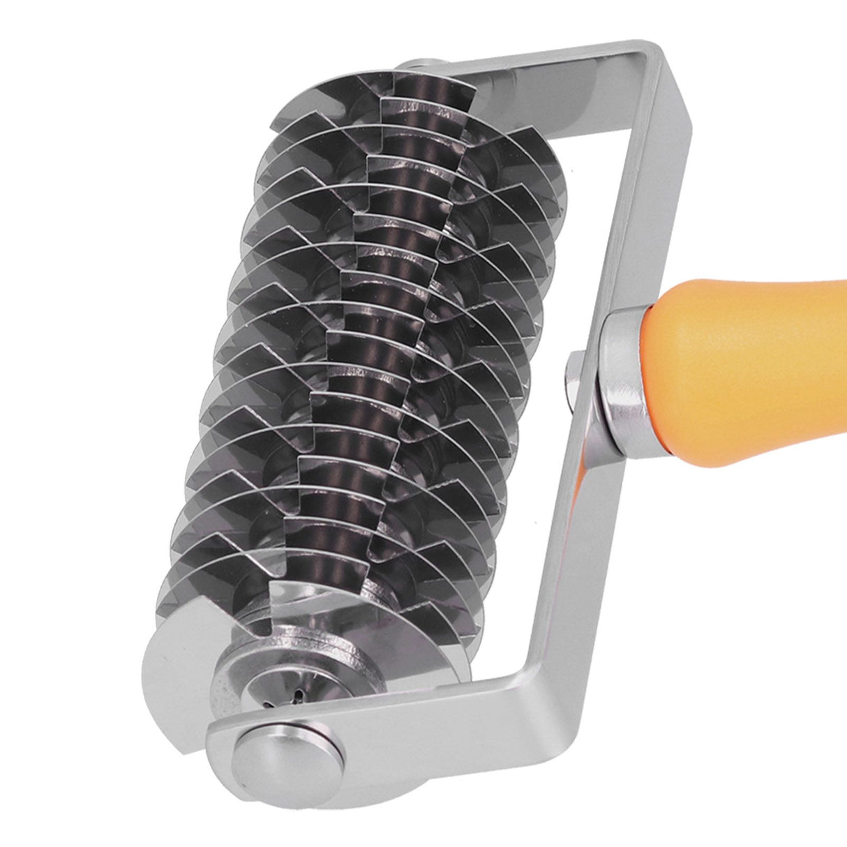 Dough Lattice Roller Stainless Steel Baking Cookies Pie Pizza Roller Cutter with Plastic HandleLattice Roller