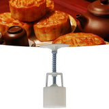 50g Round DIY Decorative Mold HandPressed Cake Mold with 6 Stamps Baking Tool for Bakery Home(3Dimensional Rose ) - Extra Image