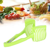 Food Slicing Assistant Handheld Onion Holder Potato Tomato Vegetable Fruit Cutter Cooking Tools Kitchen Gadgets - Extra Image