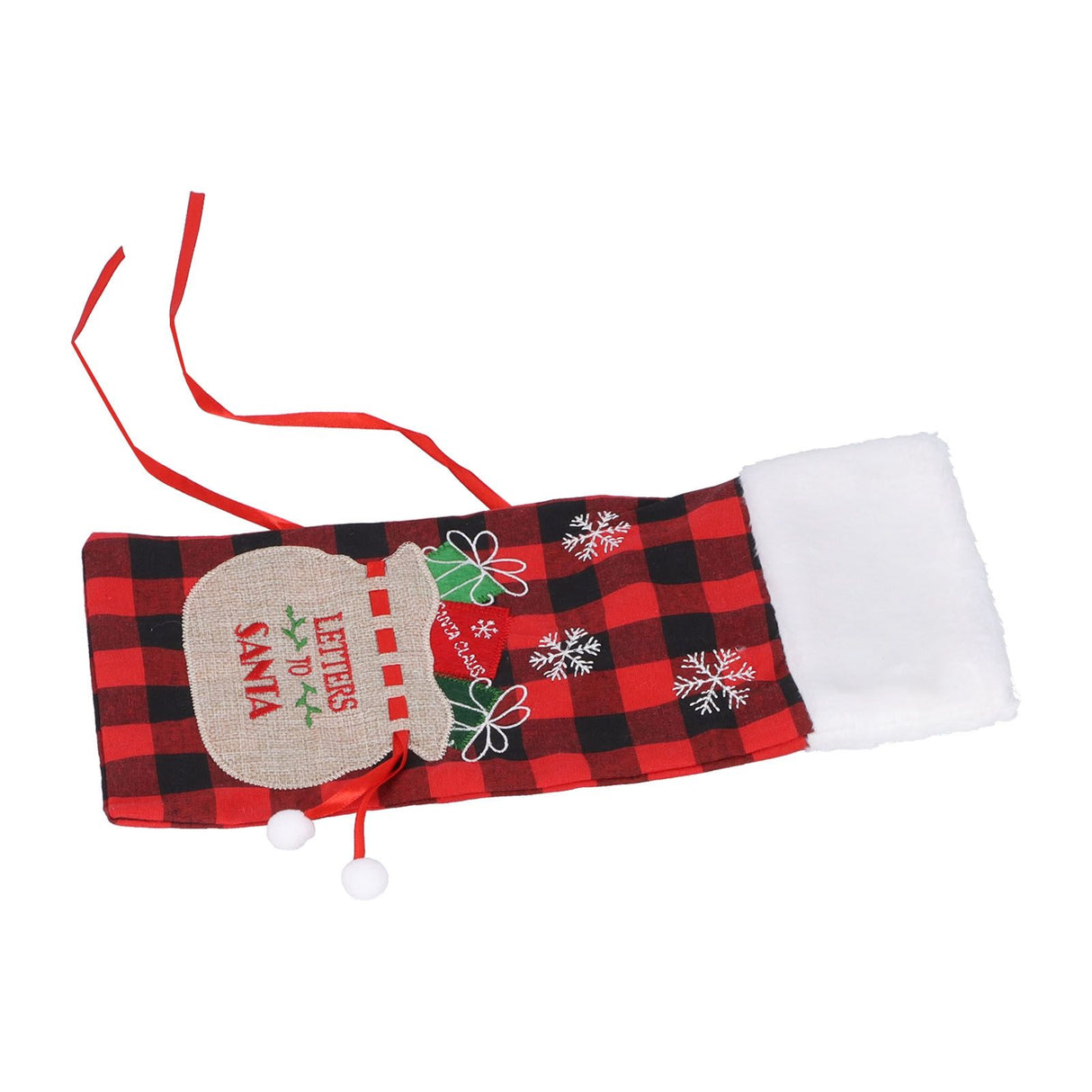 Square Grid Design Wine Bottle Cover Wine Bottle Sweater Bag for Home Christmas Party Home BarRed Black Grid