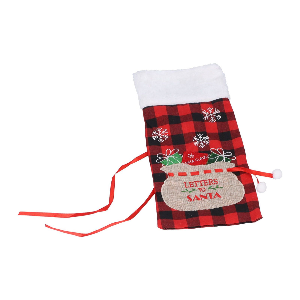 Square Grid Design Wine Bottle Cover Wine Bottle Sweater Bag for Home Christmas Party Home BarRed Black Grid