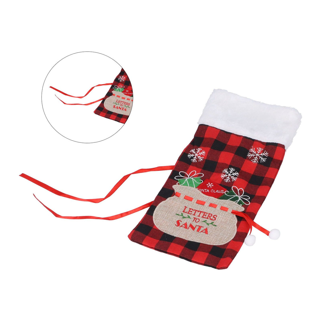 Square Grid Design Wine Bottle Cover Wine Bottle Sweater Bag for Home Christmas Party Home BarRed Black Grid