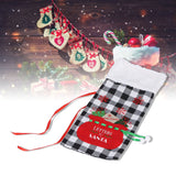 Square Grid Design Wine Bottle Cover Wine Bottle Sweater Bag for Home Christmas Party Home BarBlack White Grid