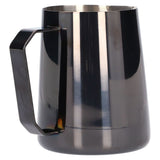 600ml Stainless Steel Coffee Pitcher Coffee Milk Frothing Cup Steaming Pitcher with Pointed MouthWithout Label - Side View