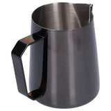 600ml Stainless Steel Coffee Pitcher Coffee Milk Frothing Cup Steaming Pitcher with Pointed MouthWithout Label