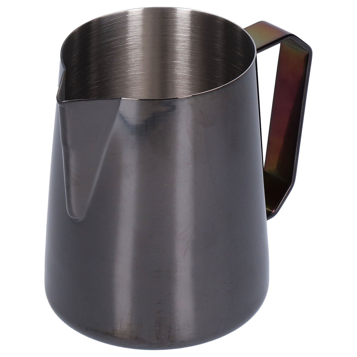 600ml Stainless Steel Coffee Pitcher Coffee Milk Frothing Cup Steaming Pitcher with Pointed MouthWithout Label