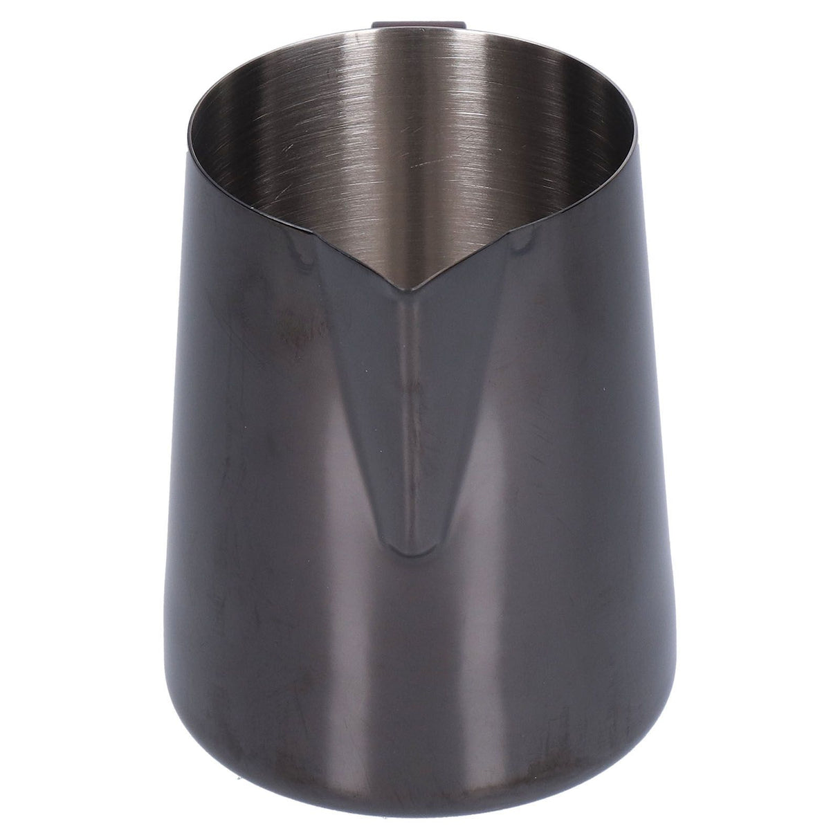 600ml Stainless Steel Coffee Pitcher Coffee Milk Frothing Cup Steaming Pitcher with Pointed MouthWithout Label