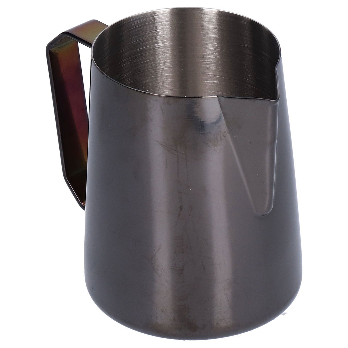 600ml Stainless Steel Coffee Pitcher Coffee Milk Frothing Cup Steaming Pitcher with Pointed MouthWithout Label