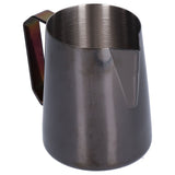 600ml Stainless Steel Coffee Pitcher Coffee Milk Frothing Cup Steaming Pitcher with Pointed MouthWithout Label