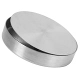 Hamburger Press Stainless Steel Safe Nontoxic Adjustable Handle Burger Mold for BBQ - Close-Up Angle