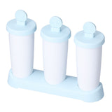 2Pcs 3 Grids Ice Cream Mold DIY Dessert Ice Cube Maker Mold for Summer Kitchen Home