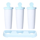 2Pcs 3 Grids Ice Cream Mold DIY Dessert Ice Cube Maker Mold for Summer Kitchen Home - 45-Degree Angle