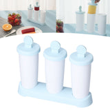 2Pcs 3 Grids Ice Cream Mold DIY Dessert Ice Cube Maker Mold for Summer Kitchen Home - Extra Image