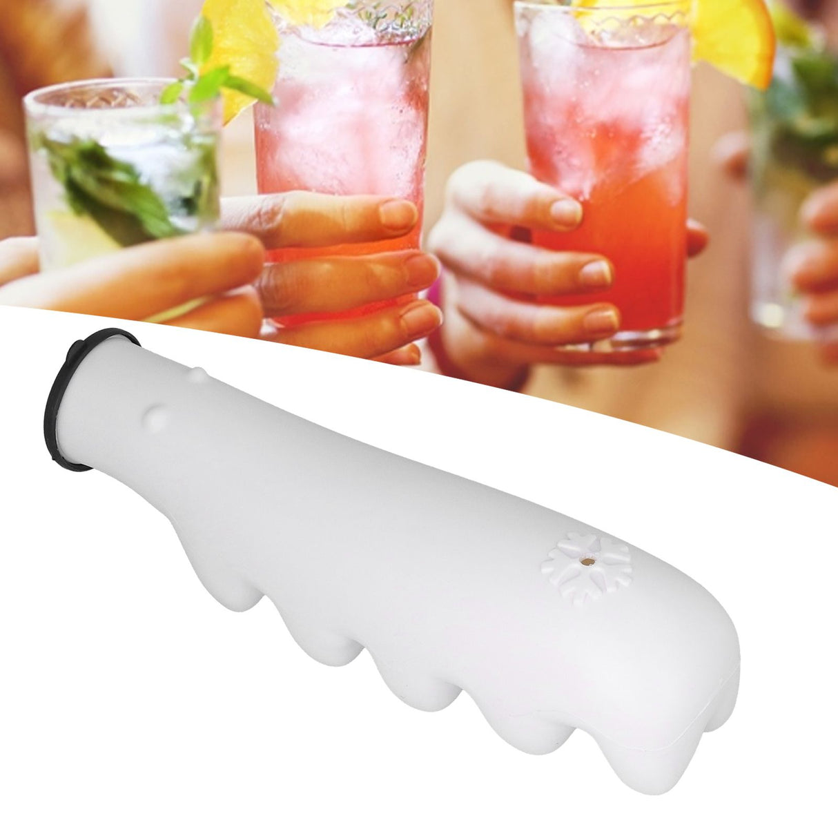 Plastic Ice Cube Mold Food Grade Cartoon No Contact Ice Mold Tray Maker for Summer Home