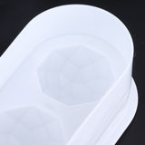 2Pcs 4 Grids Food Grade Ice Cubes Mold Whiskey Ice Ball Making Mold Tray for Home Bar