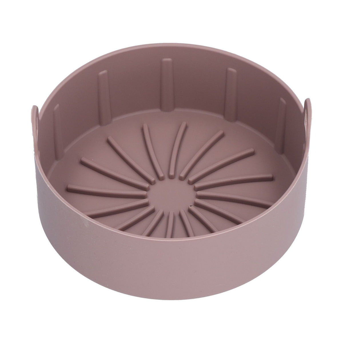 Reusable Silicone Pot Replacement Kitchen Electric Fryer Basket Tray Baking Accessory 20℃220℃(16cm Coffee )