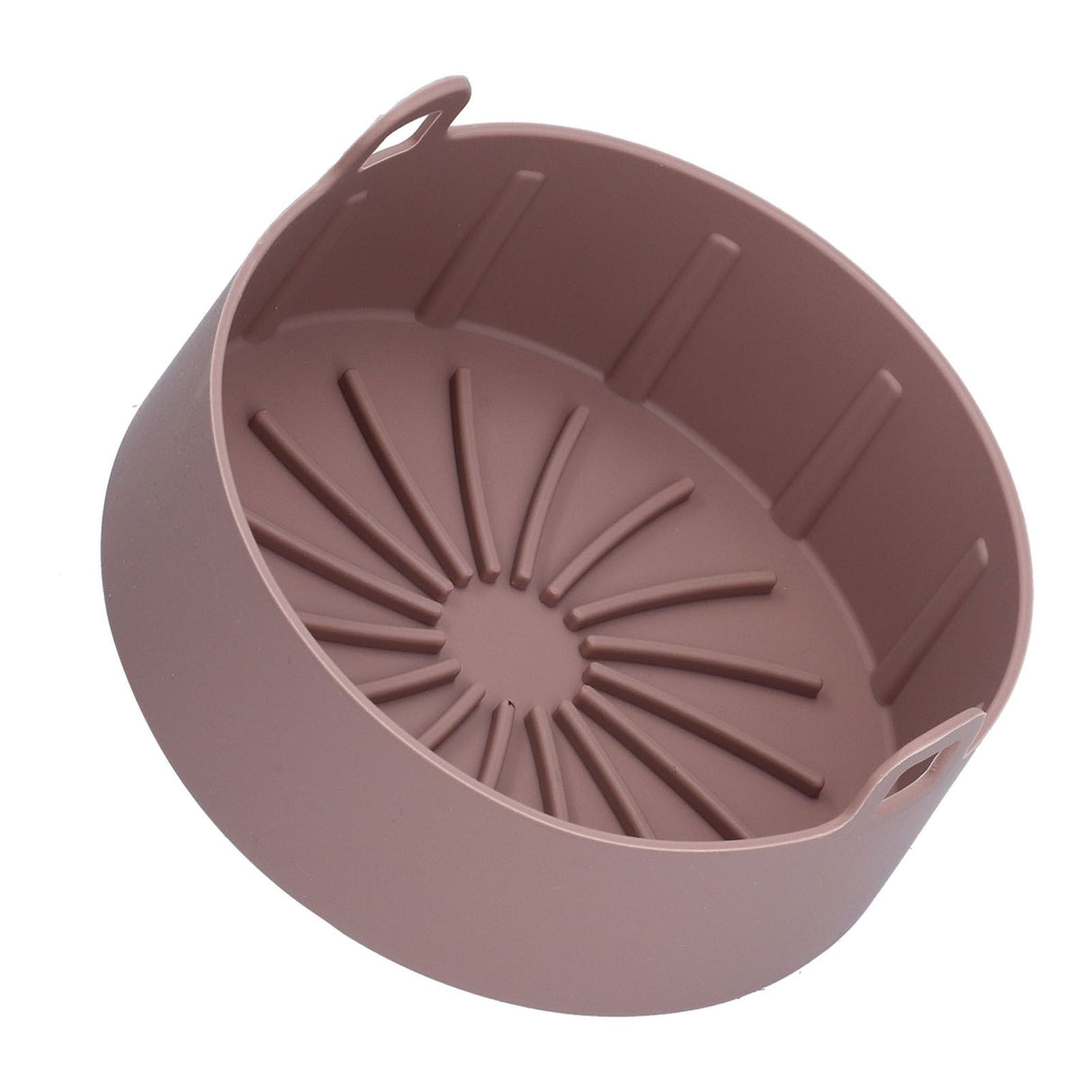 Reusable Silicone Pot Replacement Kitchen Electric Fryer Basket Tray Baking Accessory 20℃220℃(16cm Coffee )
