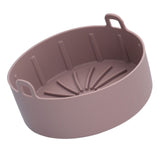 Reusable Silicone Pot Replacement Kitchen Electric Fryer Basket Tray Baking Accessory 20℃220℃(16cm Coffee ) - Low Angle