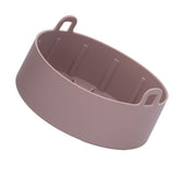 Reusable Silicone Pot Replacement Kitchen Electric Fryer Basket Tray Baking Accessory 20℃220℃(16cm Coffee )