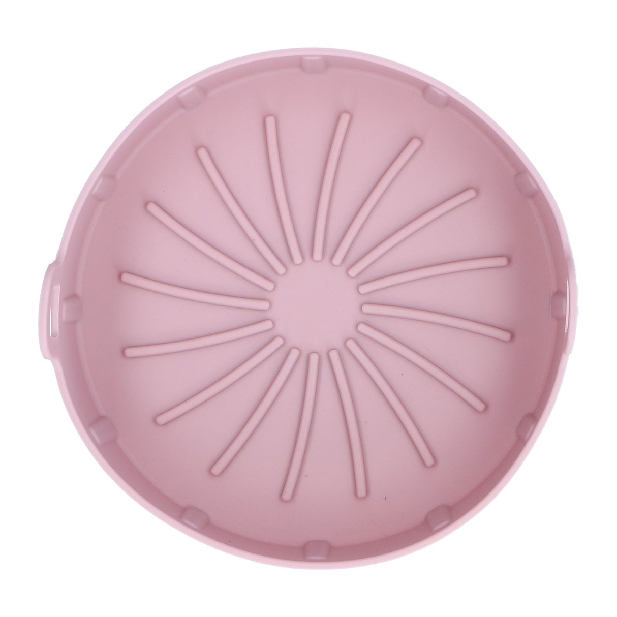 Reusable Silicone Pot Replacement Kitchen Electric Fryer Basket Tray Baking Accessory 20℃220℃(16cm Pink )