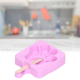 3Pcs Cute Cat Claw Design Ice Cream Mold Silicone Cake Ice Bar Making Mold for Kitchen