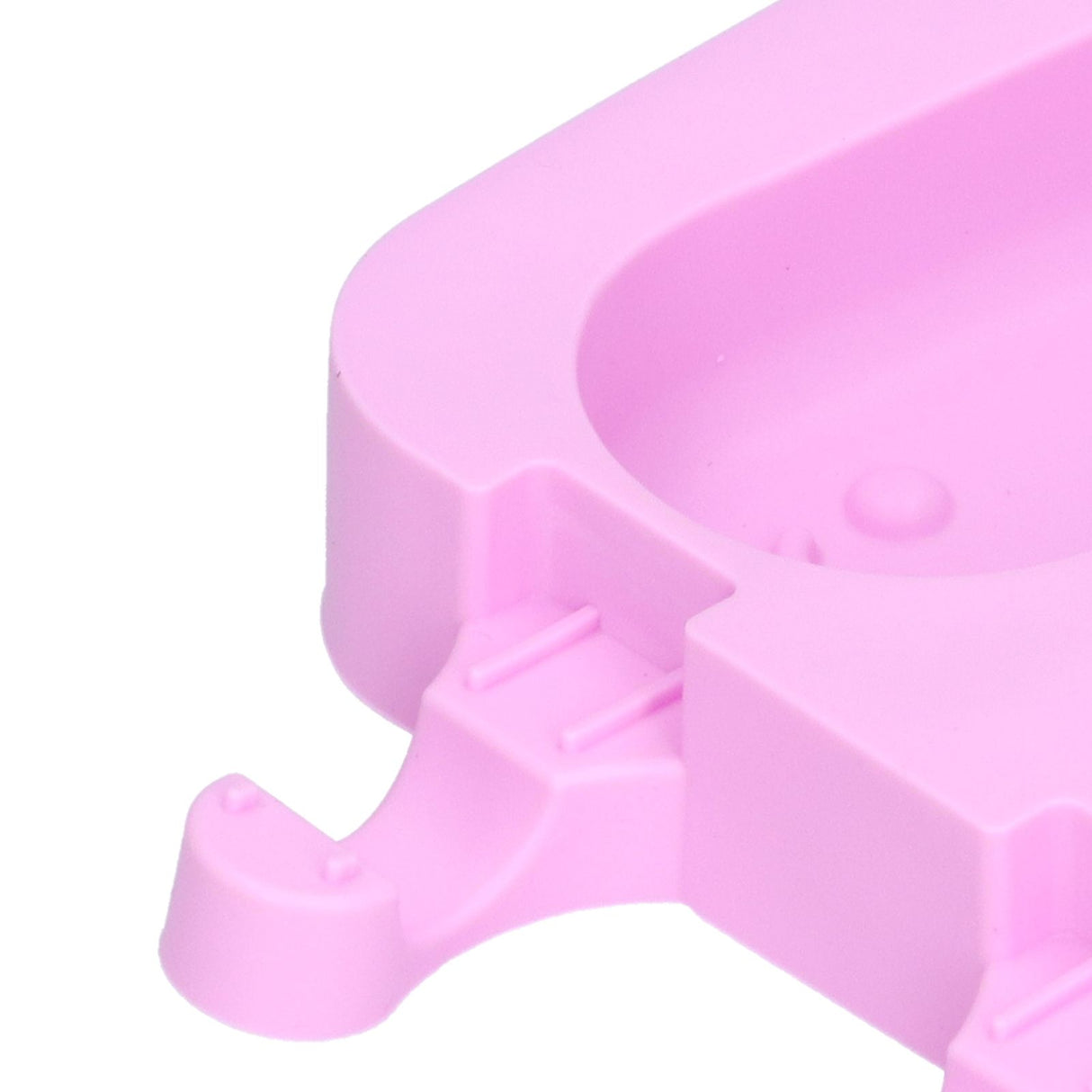 2Pcs 3 Grid Silicone Ice Cream Mold with Lid Rabbit Shaped Mold for Summer Home Kitchen