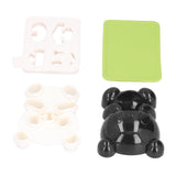 Panda Rice Ball Mold Food Grade Silicone Cute DIY Cookies Onigiri Mold for Kitchen Restaurants