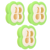 3Set Sandwich Cutter 4 Leaf Shaped Bread Mold Sushi Making Tool for Home Kitchen - 45-Degree Angle