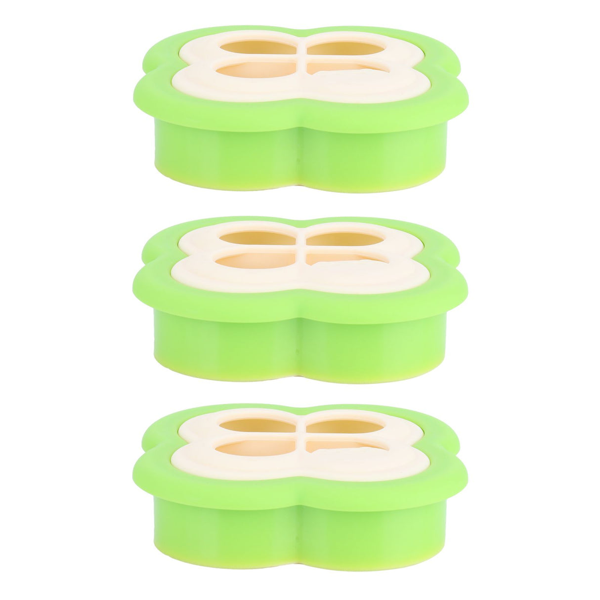 3Set Sandwich Cutter 4 Leaf Shaped Bread Mold Sushi Making Tool for Home Kitchen
