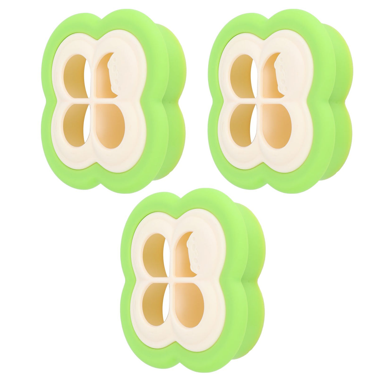 3Set Sandwich Cutter 4 Leaf Shaped Bread Mold Sushi Making Tool for Home Kitchen
