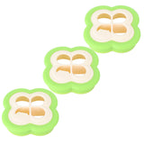 3Set Sandwich Cutter 4 Leaf Shaped Bread Mold Sushi Making Tool for Home Kitchen - Extra Image